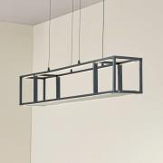 Lucande LED-Hängeleuchte Estante, schwarz, dimmbar, CCT