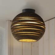 OSRAM Deckenleuchte BALL, braun, Ø 26 cm, Wellpappe, E27