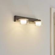 OSRAM LED-Wandleuchte ORBIS FLAME, schwarz, 2-flg., CCT IP44