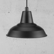 Schwarze Metallpendellampe Lyne