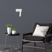 LED-Wandleuchte Rulo, beige, Stahl, 3000 K