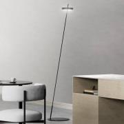 LED-Akku-Stehlampe Mahina, schwarz, Höhe 130 cm, Metall, CCT