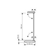 LED-Schreibtischleuchte MAULstudy, schwarz, Stahl, 49 cm,E27