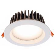 Warmweiße LED-Deckeneinbauleuchte COB130 18 W