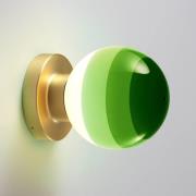MARSET LED-Wandlampe Dipping Light A2, grün/gold
