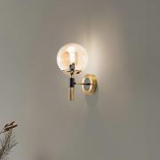 Wandleuchte Natalia, goldfarben, Ø 15 cm, Glas, E14