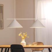 Hängeleuchte Capital, weiß, 2-flammig, Ø 46 cm, GX53