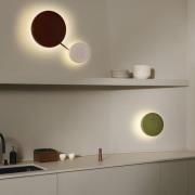 MARSET LED-Wandlampe Caramel, grün, Ø 28 cm, TRIAC, Glas