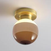 MARSET LED-Wandlampe Dipping Light A2, braun/messing