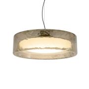 MARSET LED-Hängelampe Ringo, Ø 90 cm, rauchgrau, Kunststoff