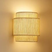 Lindby Wandleuchte Anuva, naturfarben, Papier, Höhe 25 cm