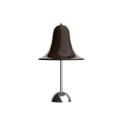 Verpan LED-Akku-Tischleuchte Pantop, braun, Höhe 30 cm, IP44