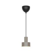 Pendelleuchte Matis, hellbraun, Ø 13 cm, Metall
