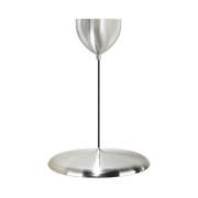 LED-Pendelleuchte Artist, stahlfarben, Ø 40 cm, Edelstahl