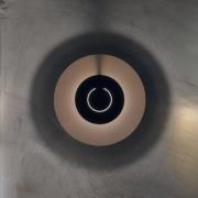 Knikerboker LED-Wandlampe DoppioZero, rosa/grau, Ø 30 cm