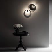 Knikerboker LED-Wandlampe Pois, weiß, Ø 25 cm, dimmbar