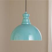 Pendelleuchte Kure, türkis, Metall, Ø 40 cm E27
