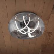 LED-Deckenleuchte Malou, Glas, CCT, Fernbedienung