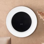 LED-Akku-Tischleuchte Solan, schwarz/weiß, Solar, IP54