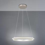 LED-Pendellampe Amador, Ø 45 cm, nickelfarben, Metall, CCT
