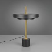 LED-Tischlampe Keaton, schwarz/goldfarben, Höhe 45 cm, CCT