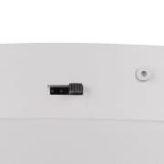 LED-Deckenlampe Keaton, hellgrau, Ø 40 cm, Metall, CCT