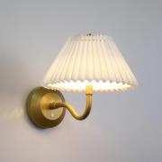 LED-Akku-Wandlampe DANISH, Ausladung 25 cm goldfarben Metall