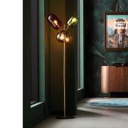 KARE Stehleuchte Balloon Dance, mehrfarbig, Glas, 160cm, E27