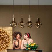 KARE Hängeleuchte Supernova, amber, 110 cm, E27