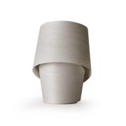 LZF Tischlampe Tiny, grau, Höhe 22 cm, Holzfurnier
