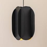 Hängeleuchte Corner, schwarz, Höhe 35 cm, Metall, E27