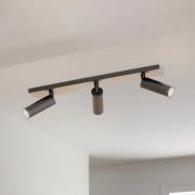 Arcchio Deckenstrahler Brinja Slim, schwarz, 3-flg GU10 MR11