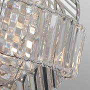 Pendelleuchte Eldoria, transparent, Acryl, Ø 41 cm, E27