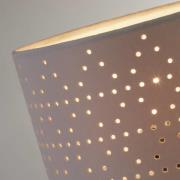 Tischleuchte Taave, grau/schwarz, Textil, Metall, 27 cm, E14