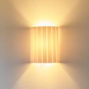 Wandleuchte Aria, ecru, Microfaser, E27