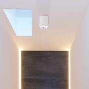 Deckenspot Bengala eckig, weiß, Alu, GU10, schwenkbar