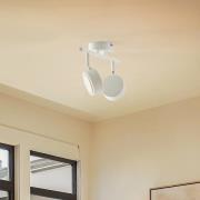 Lindby Strahler Jyla, weiß, 2.700 K, 2-flg., GX53