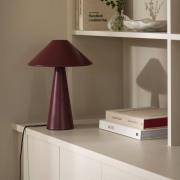 Globen Lighting Tischleuchte Cannes, rot, Metall, Höhe 40 cm