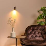 Wandstrahler Dupla, rostfarben, Höhe 9 cm, Metall