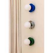 Globen Lighting Wandlampe ART DECO, grün/weiß, Ø 16 cm, IP44