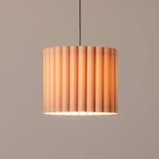 Hängeleuchte Aria, cappucino, Microfaser, E27