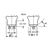 LED-Leuchtmittel SUPERIA RETRO ES50 GU10 4,8 W 927 450lm dim
