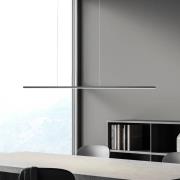 Bopp LED-Hängelampe Baseline 2.0, schwarz, Länge 119 cm