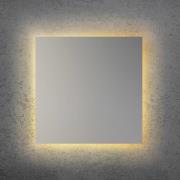 LED-Wandleuchte BLADE Q, silber matt, 44 x 44 cm, Metall dim