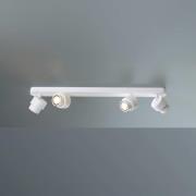 LED-Strahler BRUSH, weiß, 70 cm, 4-flg. Metall, dim, 2.700 K