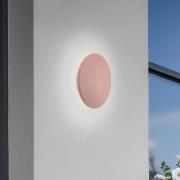 LED-Wandleuchte Aria M, ziegelrot, Aluminium, Ø 18 cm