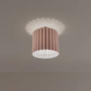 Deckenleuchte Aria, capucino, Microfaser, E27