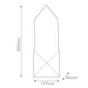 LED-Wandlampe CAESAR, altmessing, Höhe 31 cm Metall/Alabster