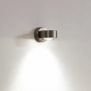 Lindby Wandleuchte Jyla, nickel, Fassung unten