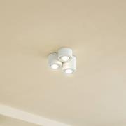 Lindby Downlight Jyla, 3-flammig, weiß matt, GX53